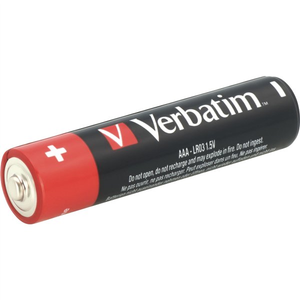 1x4 Verbatim Alkaline Batterie Micro AAA LR 03