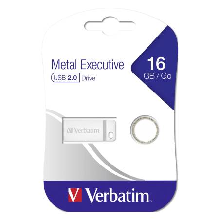 Verbatim Metal Executive    16GB USB 2.0 silber            98 748
