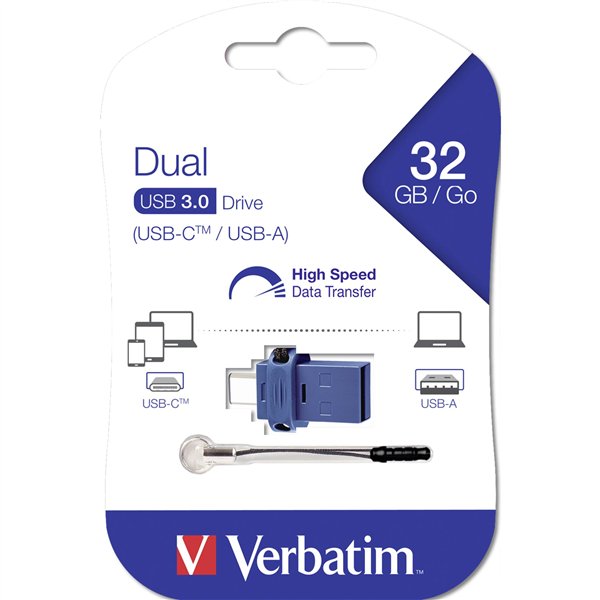 Verbatim Store n Go         32GB Dual Drive USB 3.0 / USB C