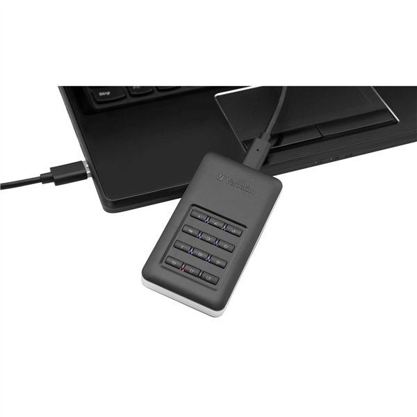 Verbatim Store n Go SSD    256GB Secure Portable USB 3.1    53402