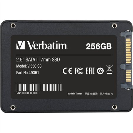 Verbatim Vi550 S3 2,5  SSD 256GB SATA III                   49351