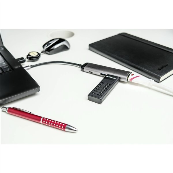 Verbatim USB-C Multiport Hub USB 3.0 HDMI/2xUSB-A/USB-C 49140