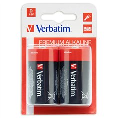 1x2 Verbatim batterie alcaline Mono D LR 20               49923