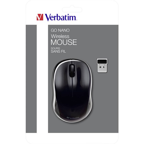 Verbatim Go Nano Wireless Mouse nero                 49042