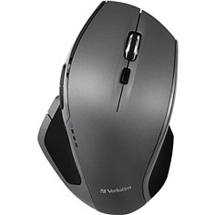 Verbatim Wireless Desktop Mouse Deluxe 8 pulsanti LED blu  49041