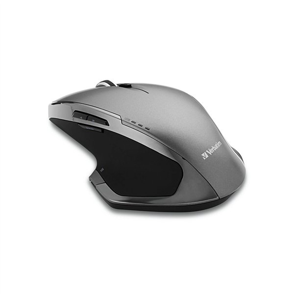 Verbatim Wireless Desktop Mouse Deluxe 8 pulsanti LED blu  49041