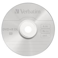 1x5 Verbatim DVD+R Double Layer 8x Speed, Jewel custodia 8,5GB 2