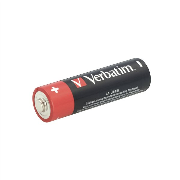 1x8 Verbatim batterie alcaline Mignon AA LR6              49503