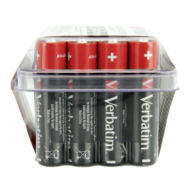 1x24 Verbatim batterie alcaline Micro AAA LR 03 PVC Box    49504