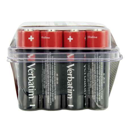 1x24 Verbatim batterie alcaline Mignon AA LR6              49505