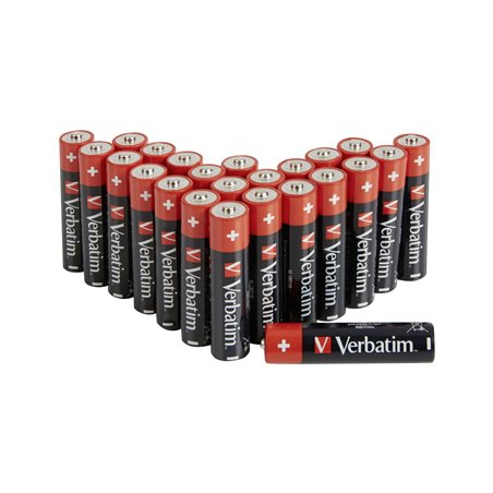 1x24 Verbatim batterie alcaline Mignon AA LR6              49505