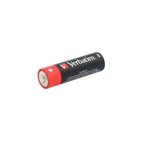1x4 Verbatim Alkaline Batterie Mignon AA LR6