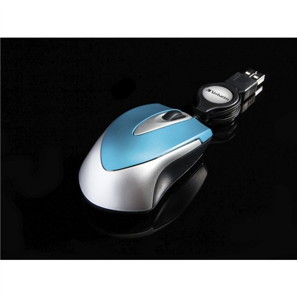 Verbatim Go Mini mouse ottico da viaggio Caribbean          49022