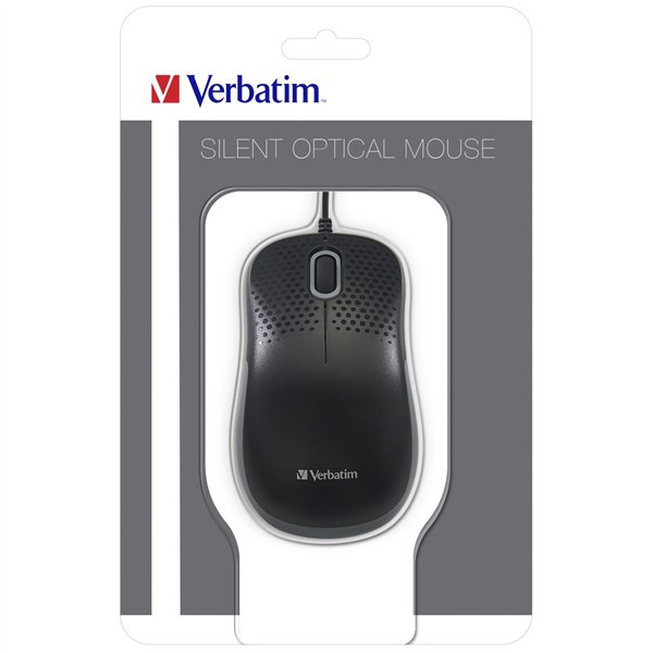 Verbatim mouse ottico silenzioso nero                       49024
