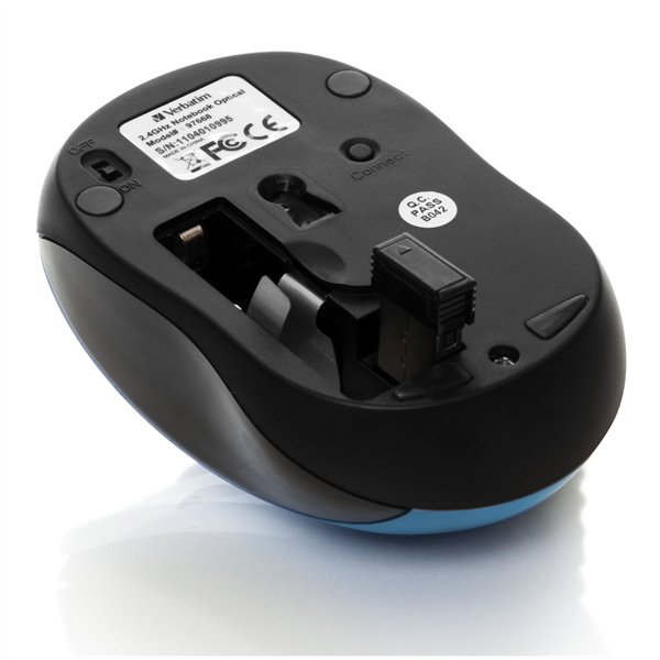 Verbatim Go Nano Wireless mouse Caribbean Blue       49044