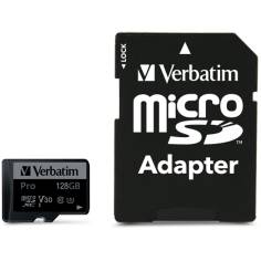 Verbatim microSDXC Pro     128GB Class 10 UHS-I incl adatt. 2