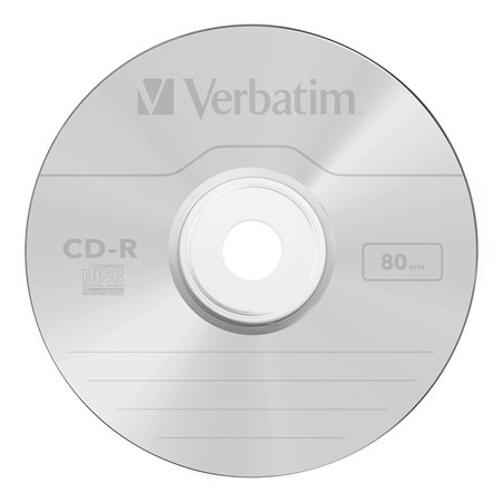 1x10 Verbatim CD-R 80 / 700MB Audio Color  Live it  Jewel Case
