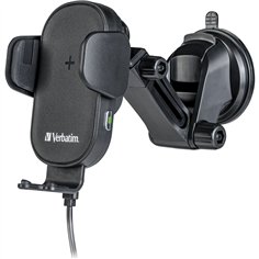 Verbatim Fast Qi Fast Wireless Car caricabatt. USB-C 15W FWC-01