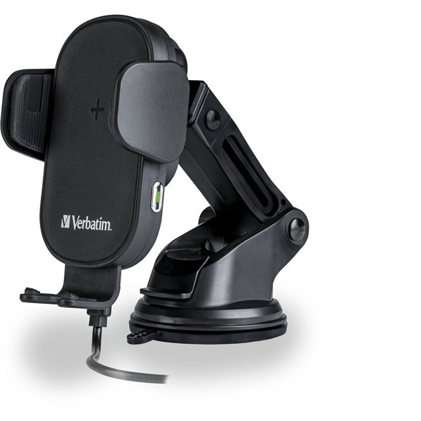 Verbatim Fast Qi Fast Wireless Car caricabatt. USB-C 15W FWC-01
