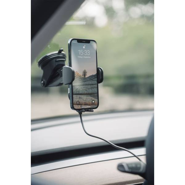 Verbatim Fast Qi Fast Wireless Car caricabatt. USB-C 15W FWC-01