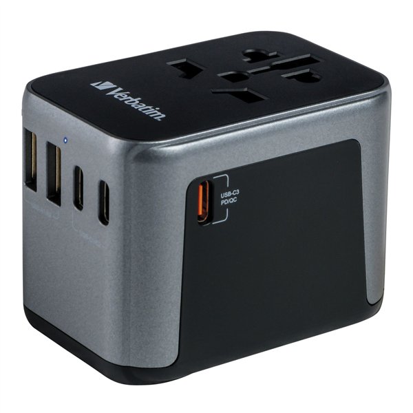 Verbatim adatt.viagg.univ.UTA-03 USB-C 30W 2xUSB-C 2xUSB-A  49545