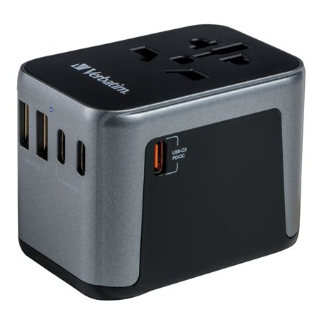Verbatim adatt.viagg.univ.UTA-03 USB-C 30W 2xUSB-C 2xUSB-A  49545