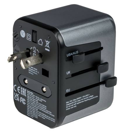 Verbatim adatt.viagg.univ.UTA-03 USB-C 30W 2xUSB-C 2xUSB-A  49545