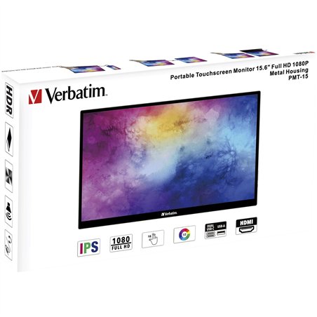Verbatim PMT-15 touchscreen monitor portatile