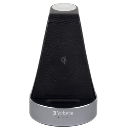 Verbatim WCS-02 alluminio 2-in-1 Qi Wireless+Apple Watch Charger
