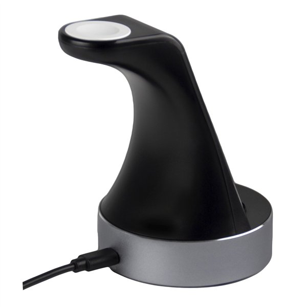 Verbatim WCS-02 alluminio 2-in-1 Qi Wireless+Apple Watch Charger