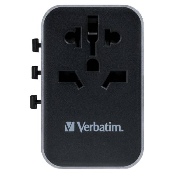 Verbatim Uni.Travel Adapt.UTA-04 USB-C 61W 2xUSB-C 3xUSB-A  49546