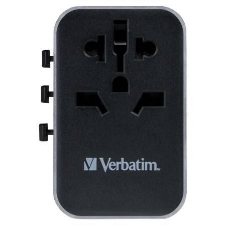 Verbatim Uni.Travel Adapt.UTA-04 USB-C 61W 2xUSB-C 3xUSB-A  49546