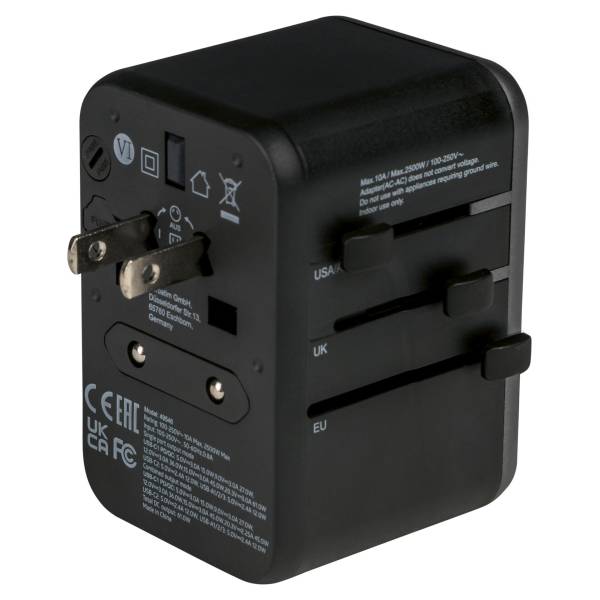 Verbatim Uni.Travel Adapt.UTA-04 USB-C 61W 2xUSB-C 3xUSB-A  49546