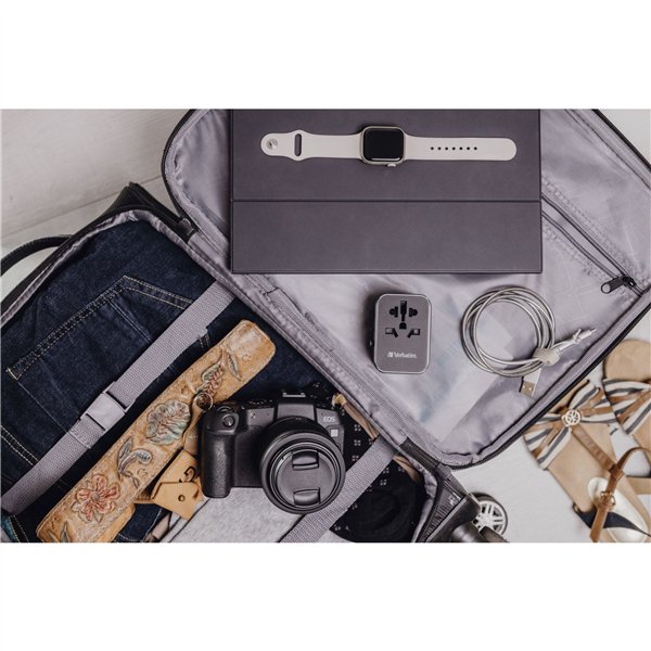 Verbatim Uni.Travel Adapt.UTA-04 USB-C 61W 2xUSB-C 3xUSB-A  49546