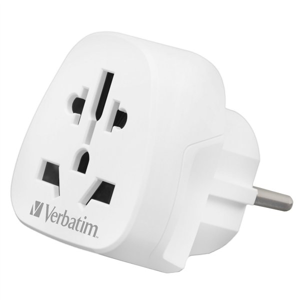 Verbatim World to Europa Travel adatt. Plug, weiß WTEU-02 49549