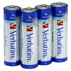 20x4 Verbatim batterie alcaline Mignon AA LR6              49921 2