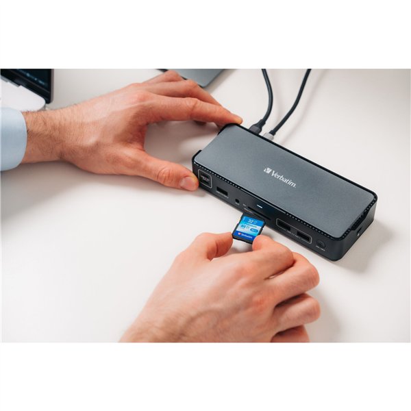 Verbatim USB-C Pro Docking Station 15 Port CDS-15     32171