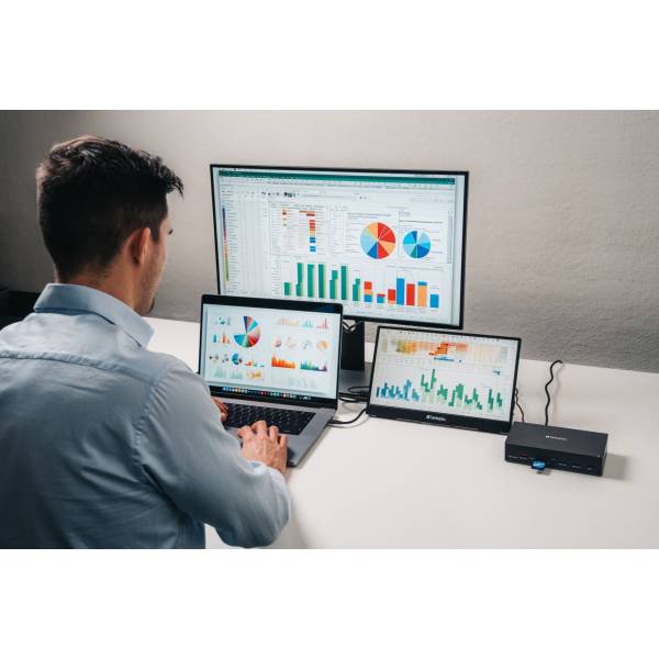 Verbatim USB-C Pro Docking Station 17 Port CDS-17     32172