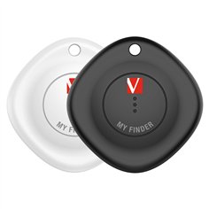 1x2 Verbatim My Finder Bluetooth Item Finder, nero/bianco 32131