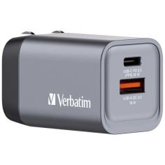 Verbatim GNC-35 GaN Charger 34W 1xUSB-C PD, 1xUSB-A QC 3.0 32200