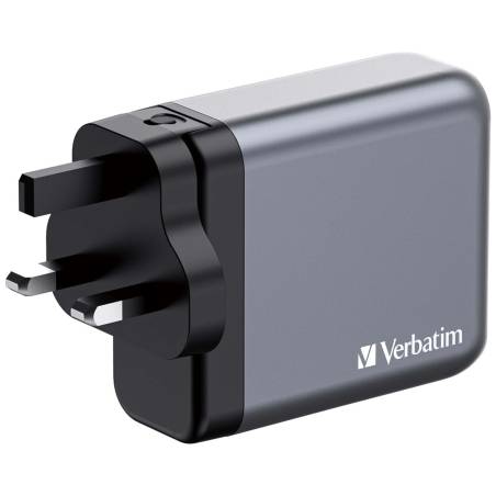 Verbatim GNC-140 GaN Charg. 140W 3xUSB-C PD, 1xUSB-A QC 3.0 32203
