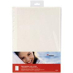 Walther carta per foto 10 fogli selbstklebend, bianco DS118
