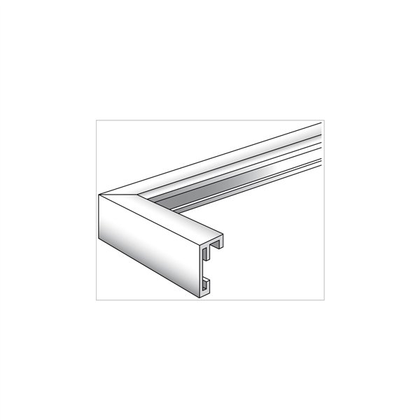 Walther Chair              30x40 aluminio argento AJ040S