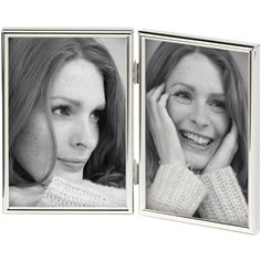 Walther Chloe            2x10x15 argento doppia cornice WD215S