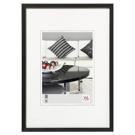 Walther Chair DIN A4     21x29,7 aluminio nero AJ130B