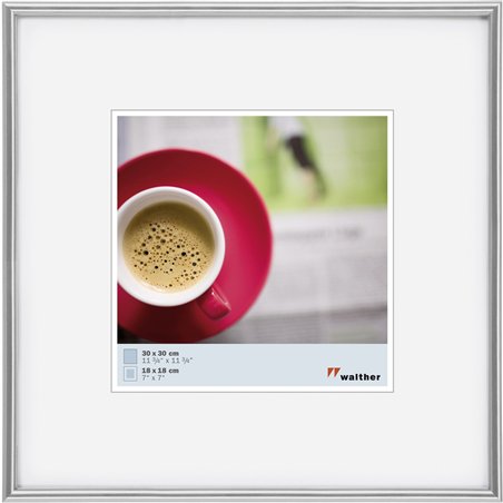 Walther Galeria            30x30 plastica argento KS330H