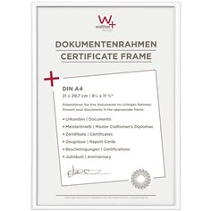 Walther New Lifestyle    21x29,7 plastica bianco DIN A4 KV130W