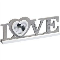 Walther Love portaf. con scritta 8x7,7 legno grigio YF199D