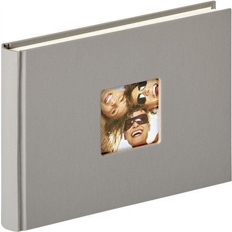 Walther Fun grigio 22x16 40 pagine Buchalbum FA207X