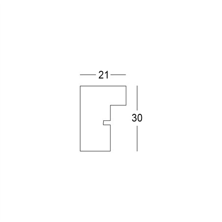 Walther Stockholm          15x20 legno naturale EA520H
